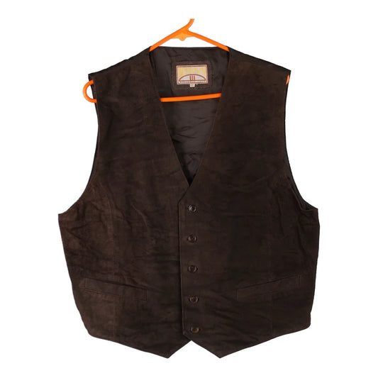 Vintage brown Unbranded Waistcoat - mens xx-large