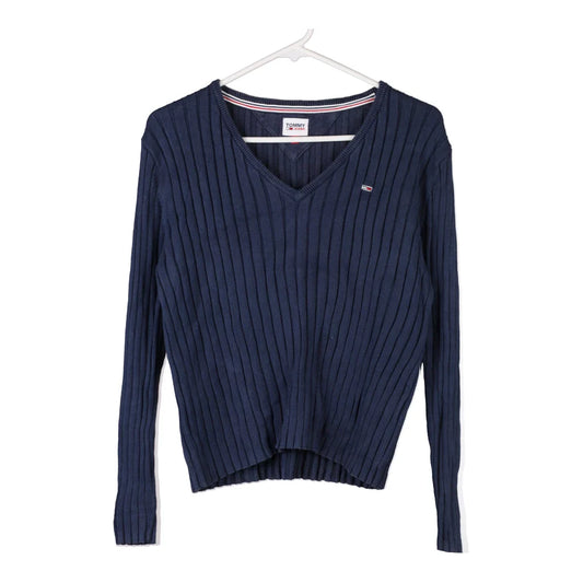 Vintage blue Tommy Hilfiger Jumper - womens large