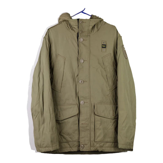 Vintage khaki Blauer Coat - mens x-large
