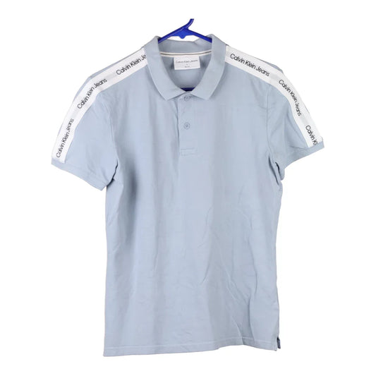 Vintage blue Calvin Klein Jeans Polo Shirt - mens small
