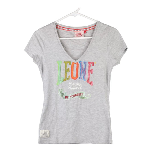 Vintage grey Leone T-Shirt - womens medium