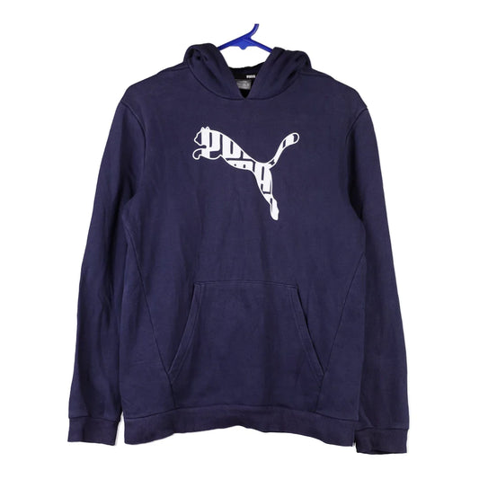 Vintage navy Age 15-16 Puma Hoodie - boys xx-large