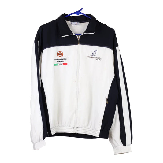 Vintage black & white Circolo Tennis Albinea Australian Track Jacket - mens medium