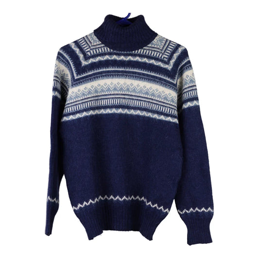 Vintage blue Old Mill  Jumper - mens medium