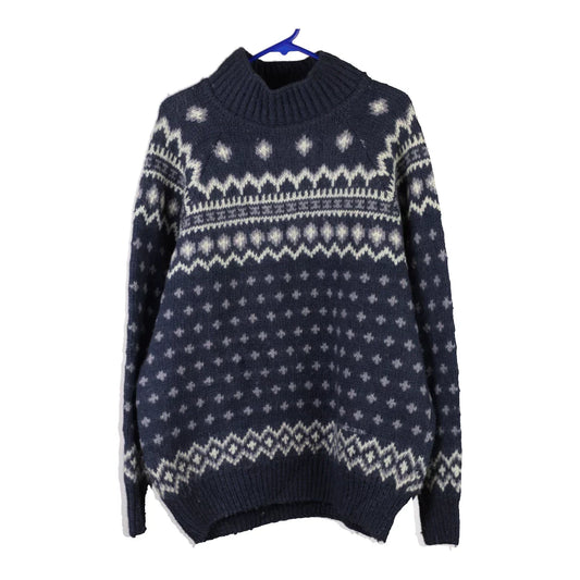 Vintage navy Marina Yachting Jumper - mens x-large