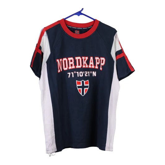 Vintage navy Nordkapp Sport T-Shirt - mens large