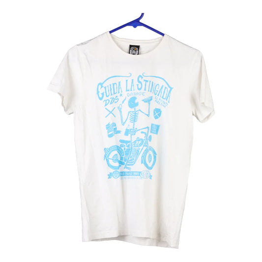 Vintage white Guida La Stingada Garage Unbranded T-Shirt - mens x-large