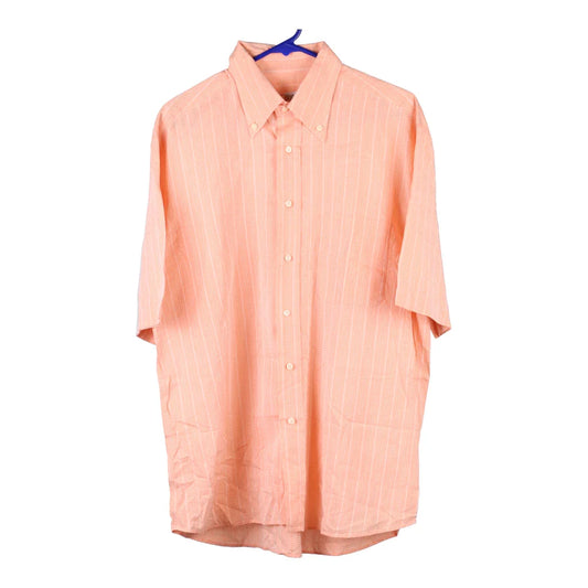 Vintage pink Unbranded Short Sleeve Shirt - mens large