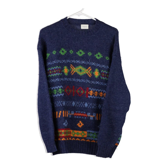 Vintage blue Benetton Jumper - mens medium