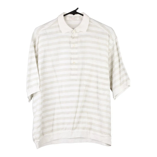 Vintage beige Unbranded Polo Shirt - mens large