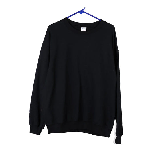 Vintage black Gildan Sweatshirt - mens large