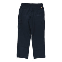  Dickies Cargo Trousers - 37W 31L Navy Cotton Blend - Thrifted.com