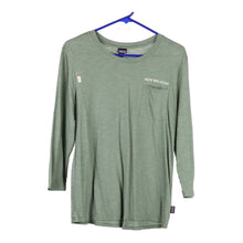  Vintage green New Belgium Patagonia Long Sleeve T-Shirt - womens medium