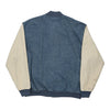 Vintage blue Fruit Of The Loom Varsity Jacket - mens xx-large