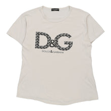  Vintage white Bootleg Dolce & Gabbana T-Shirt - womens medium