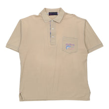  Vintage beige Best Company Polo Shirt - mens large