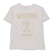  Vintage white Moschino Swim  T-Shirt - womens large