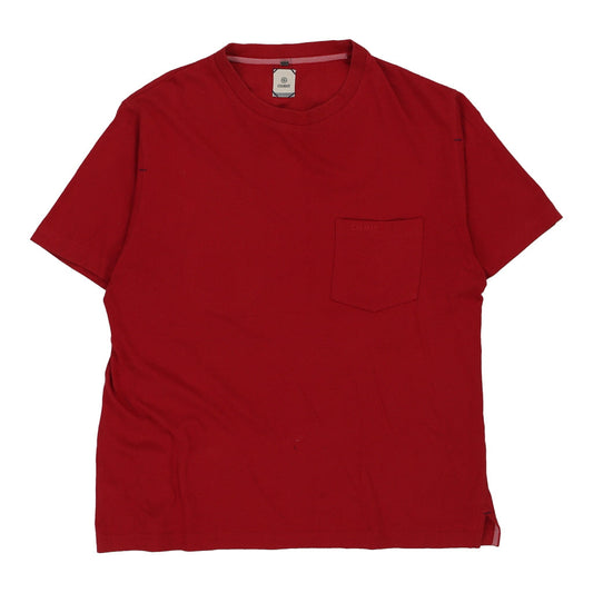Vintage Colmar T-Shirt - Large Red Cotton