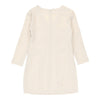 Elisabetta Franchi Mini Dress - Small Cream Polyester mini dress Elisabetta Franchi   