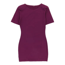  Unbranded T-Shirt Dress - Small Purple Cotton t-shirt dress Unbranded   