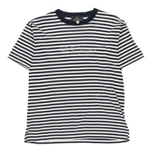  Les Copains Striped T-Shirt - Medium Black & White Cotton t-shirt Les Copains   