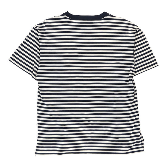 Les Copains Striped T-Shirt - Medium Black & White Cotton t-shirt Les Copains   
