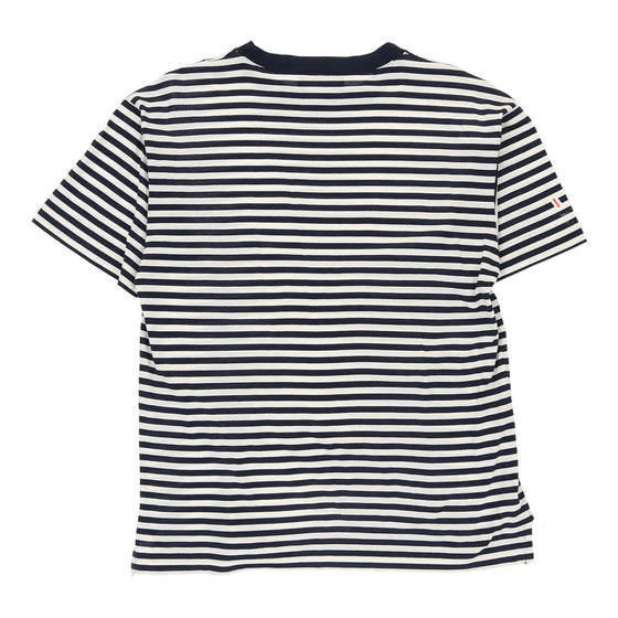 Les Copains Striped T-Shirt - Medium Black & White Cotton t-shirt Les Copains   