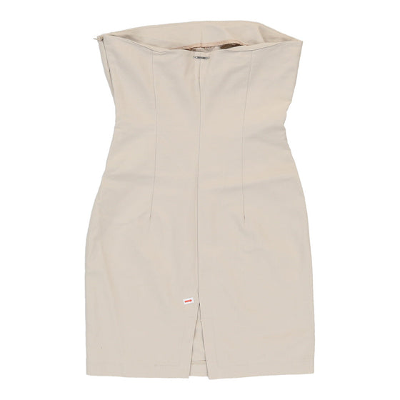 Artigli Strapless Dress - Medium Cream Viscose Blend strapless dress Artigli   