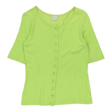  Benetton T-Shirt - Small Green Cotton t-shirt Benetton   