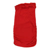 Unbranded Strapless Dress - Small Red Viscose Blend strapless dress Unbranded   