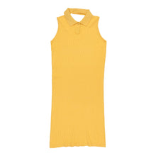  Unbranded Polo Dress - Medium Yellow Cotton polo dress Unbranded   