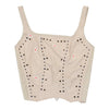 Rose & Thin Studded Corset - Small Cream Faux Leather corset Rose & Thin   