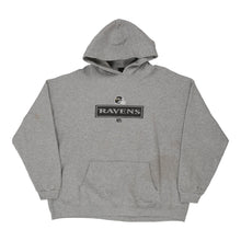  Baltimore Ravens Nfl Hoodie - Large Grey Cotton hoodie Nfl   