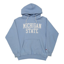  Michigan State Champion Hoodie - Medium Blue Cotton hoodie Champion   