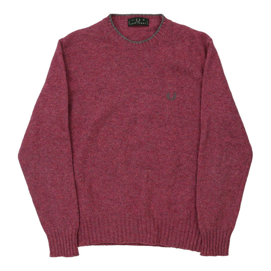 Vintage Fred Perry Jumper - Medium Pink Wool
