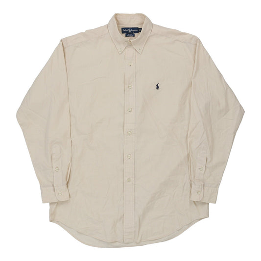 Vintage Blake Ralph Lauren Shirt - Medium Cream Cotton