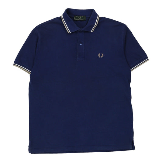 Vintage Fred Perry Polo Shirt - XL Navy Cotton