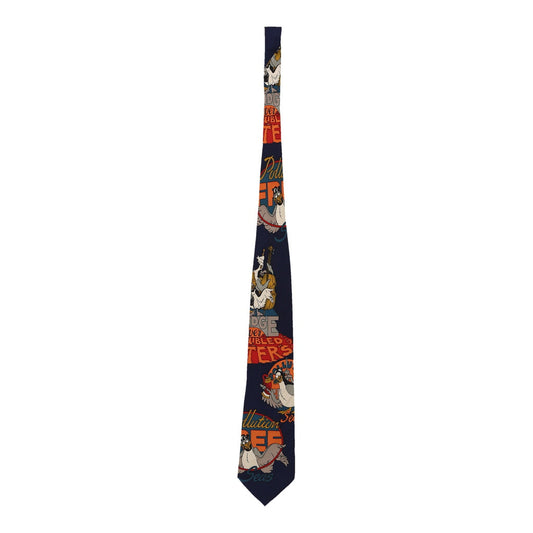 Vintage navy Iceberg Tie - mens no size