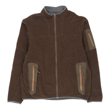  Vintage brown Arc'Teryx Fleece Jacket - mens medium