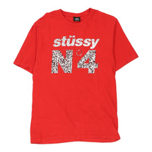  Vintage red Stussy T-Shirt - mens medium