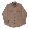 Vintage brown Ed Hardy Shirt - mens medium