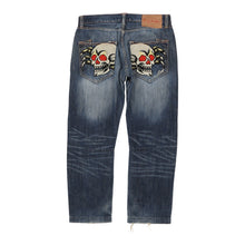  Vintage blue Ed Hardy Jeans - mens 32" waist
