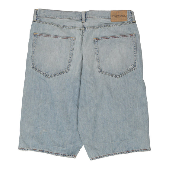 Vintage blue Ed Hardy Denim Shorts - mens 40" waist