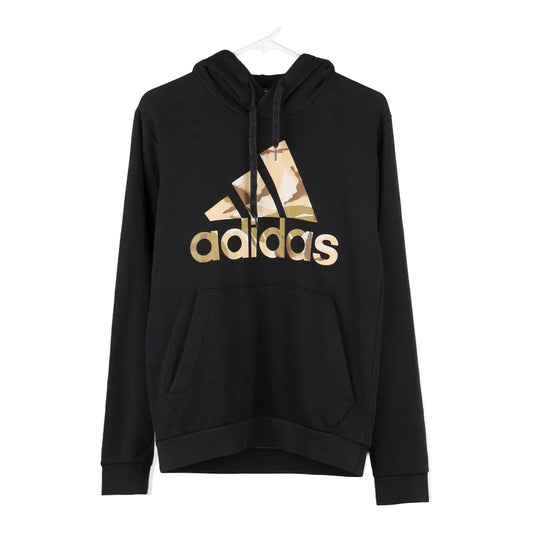 Vintage black Adidas Hoodie - mens x-small
