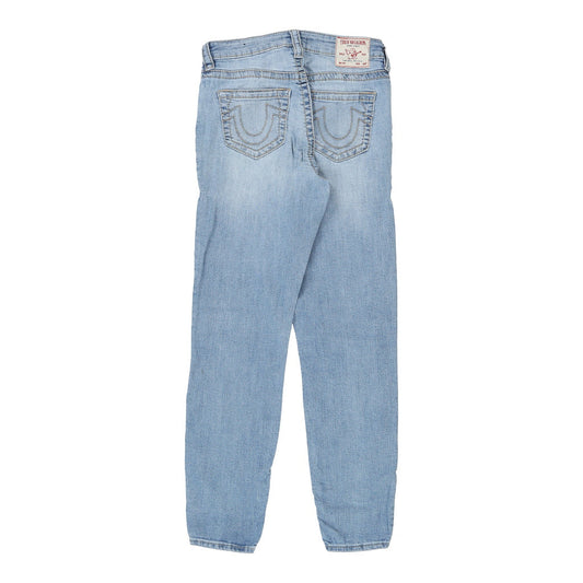 Vintage blue Halle Mid Rise Super Skinny True Religion Jeans - womens 28" waist