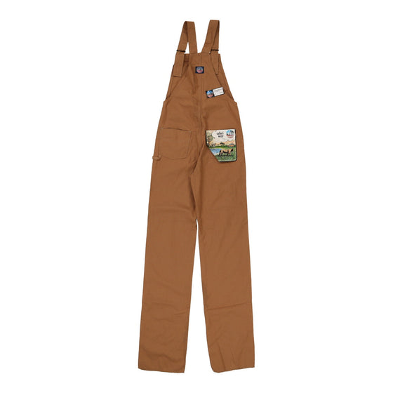 Mash Dungarees - 26W UK 8 Beige Cotton - Thrifted.com