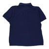 Kappa Polo Shirt - Medium Blue Cotton - Thrifted.com