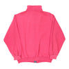 Asics Zip Up - XL Pink Cotton Blend - Thrifted.com
