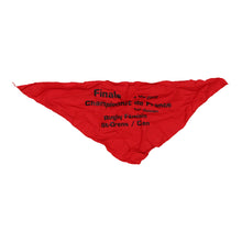  Vintage red Championnat De France Unbranded Scarf - womens no size