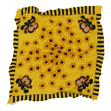  Vintage yellow Nici Scarf - womens no size